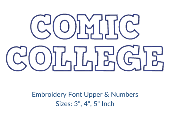 ComicCollege Font Embroidery Design: A Designer’s Review for Small Business Branding