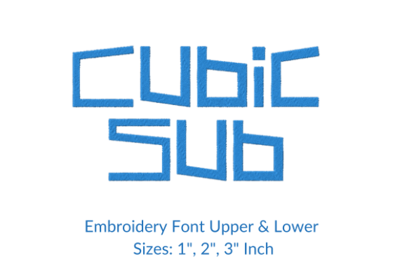 Cubic Sub Font Embroidery Design: A Designer’s Business-Ready Review