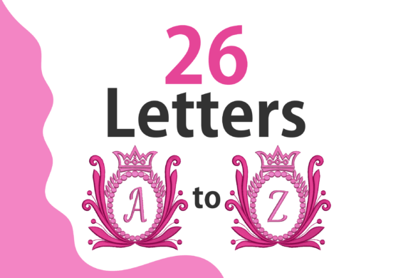 Elegant Alphabet: A Royal Touch for Craft Fair Embroidery