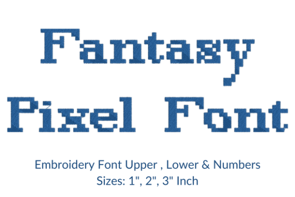 Fantasy Pixel Font: A Seasonal Embroidery Designer’s Review