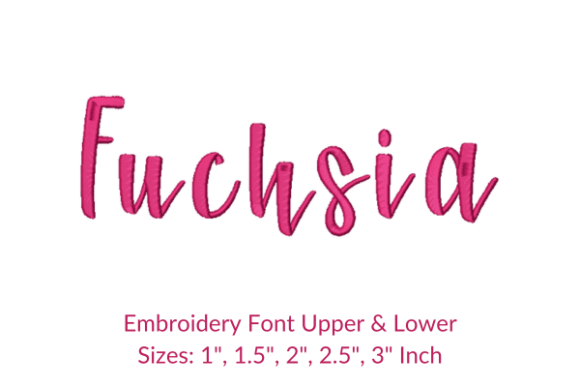 Fuchsia Font Embroidery Design: A Seasonal Designer’s Review