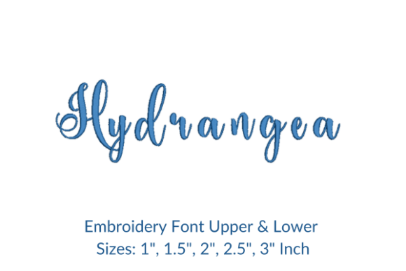 Hydrangea Font Embroidery Design: A Craft Fair Seller’s Review