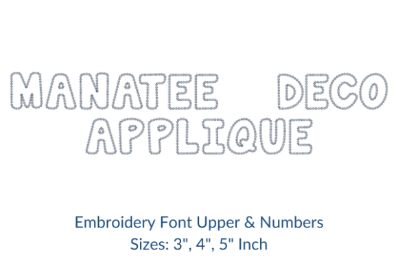 Manatee Deco Applique Fonts Embroidery Review for Etsy Sellers