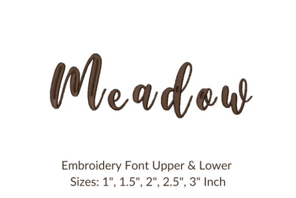 Meadow Font Embroidery Design: A Designer’s Review