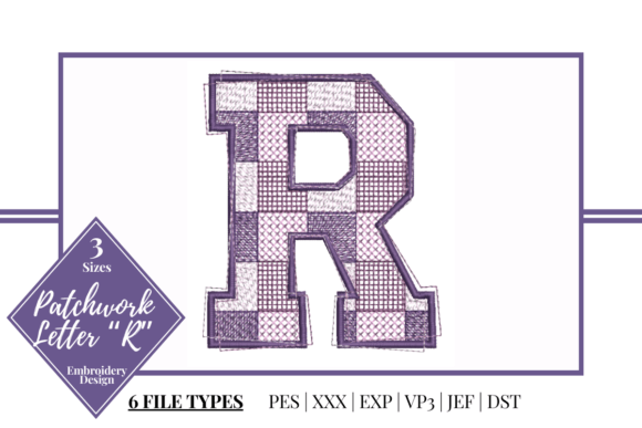 Patchwork Letter R: A Charming Touch for Personalized Gifts
