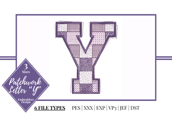 Patchwork Letter Y: A Charming Touch for Personalized Gifts