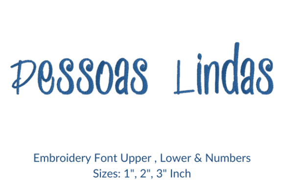Pessoas Lindas Font: A Seasonal Embroidery Gem