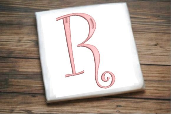 Reviewing the Beautiful Capital R Letter Monogram for Real Embroidery Projects
