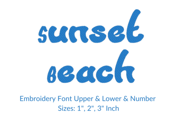 Sunset Beach Font Embroidery Design: A Seller’s Review