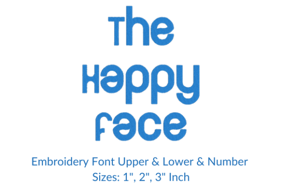 The Happy Face Smile Font Review for Real Embroidery Projects